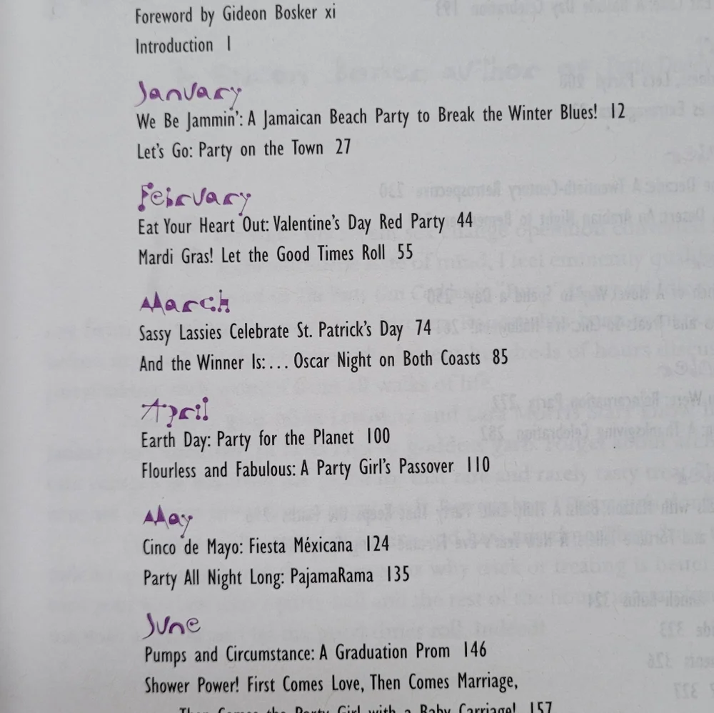 The Party Girl Cookbook